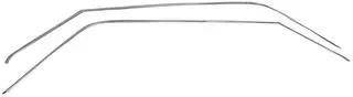 Drip Molding Kit, 68-72 Nova, 6 Pcs Set, Repro 1