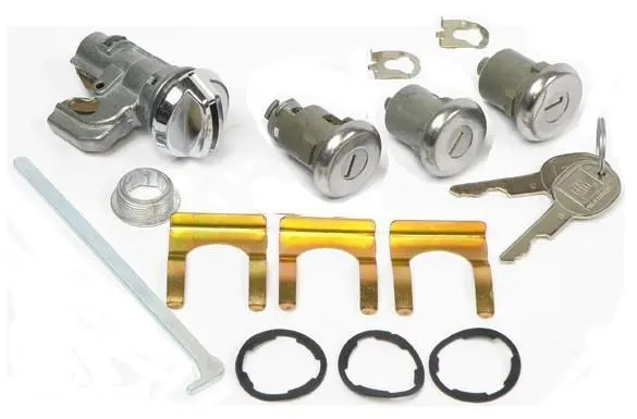 Doors Trunk Glove Lock Set, New 68-79 1