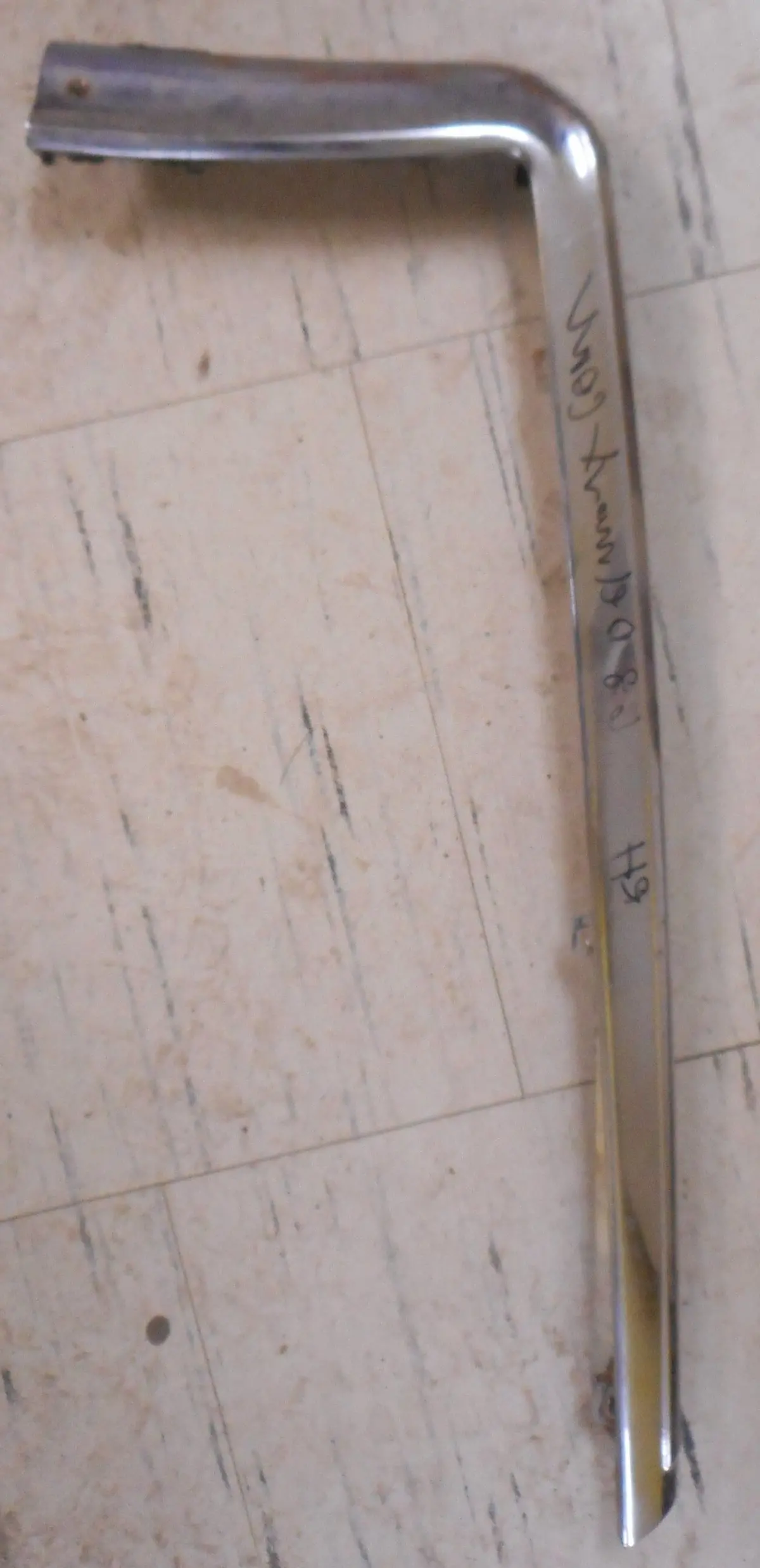 Pillar Molding ,Conv,Left Used 68 B-C-Body 1