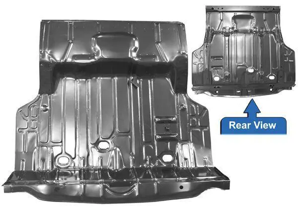 Trunk Pan, Complete, 70-72 Ch, Welded, 62" Wide 54" Deep, Repro 1