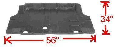 Trunk Floor Pan, 1 Pc Design, 56" X 34", 68-72 A-Body 1