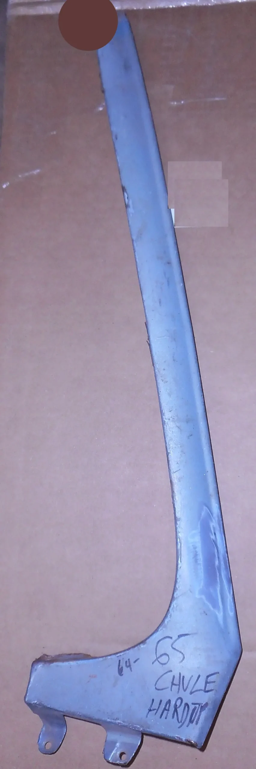 Windshield Pillar Cover, Left Conv Used 64-5 A-Body 1