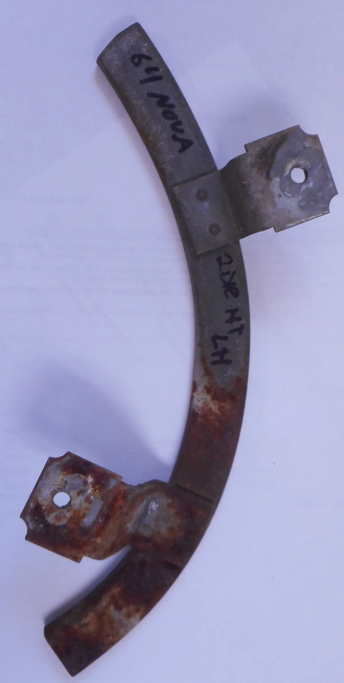 Quarter Glass Rear Track ,Left Used 62-65 Nova Coup 1