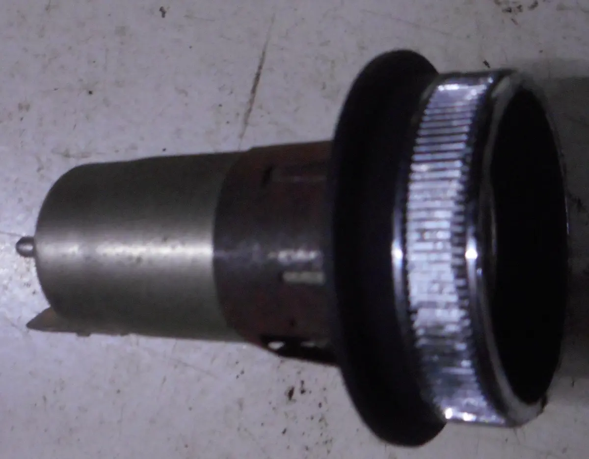 Lighter Socket&Bezel ,Used 73-77 Grand Prix Ga, Can Am 2
