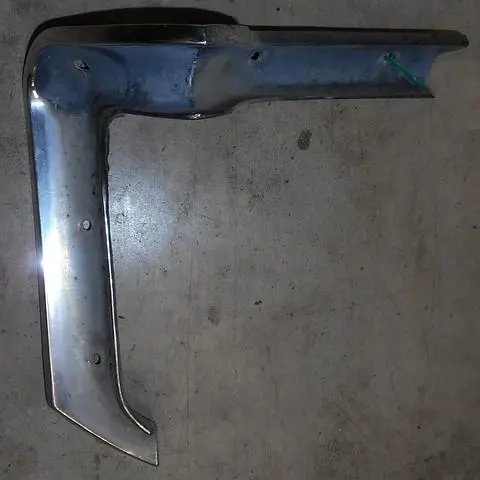 Quarter To Bumper Chrome Molding Or Trim, Left Side, Used 1