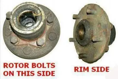 Disc Brake Hub, Each, For 4 Piston Calipers, Used 1