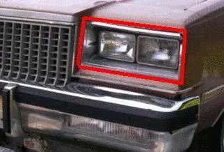 Headlight Bezel, Lh, 80 Regal, Used 1