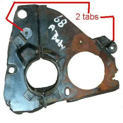 Steering Column Plate, Mt, 68 A-Body, Holddown, Manual Trans, Used 1