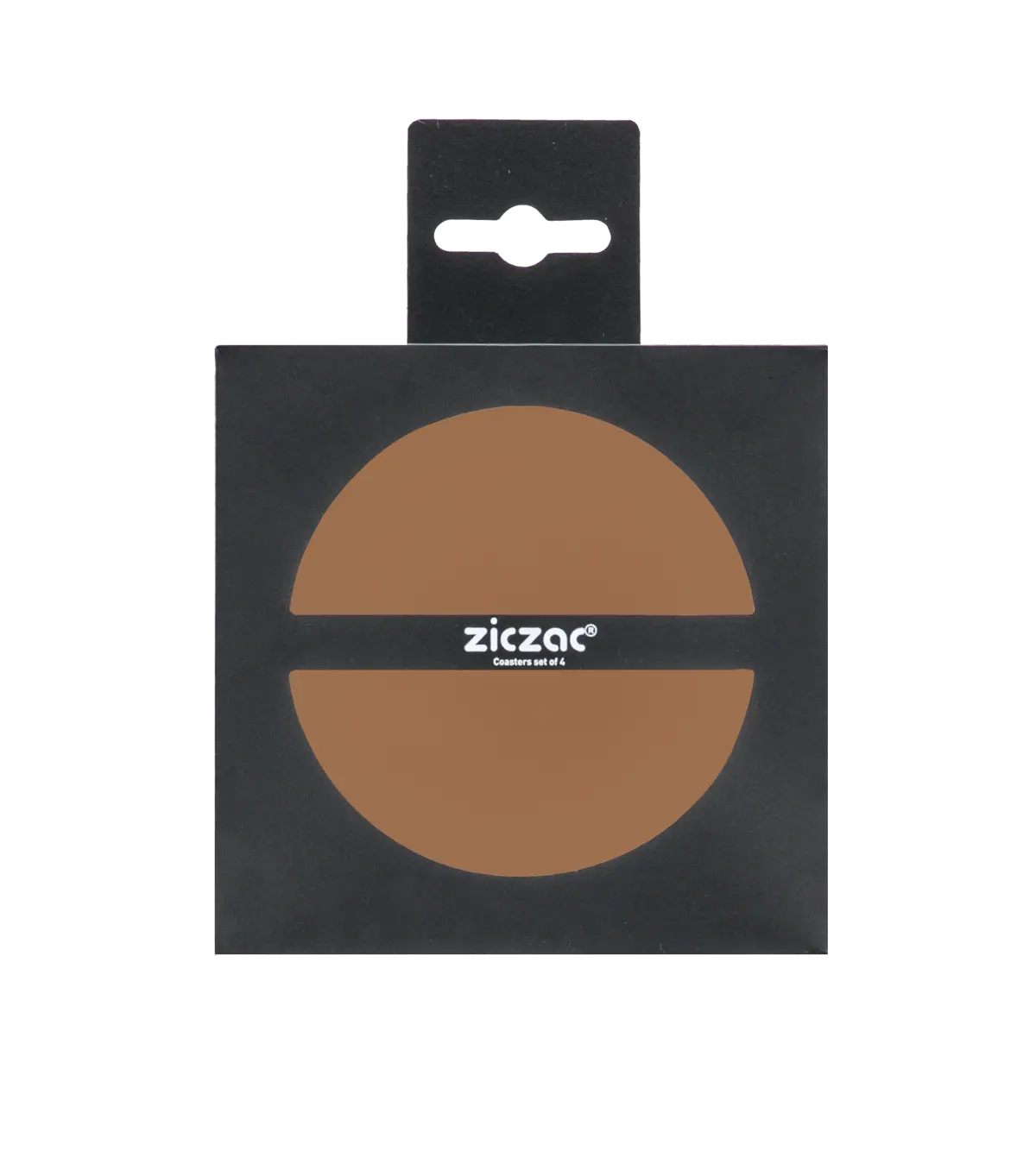 Glasonderzetters S/4 Indian Tan - 10 Cm 1