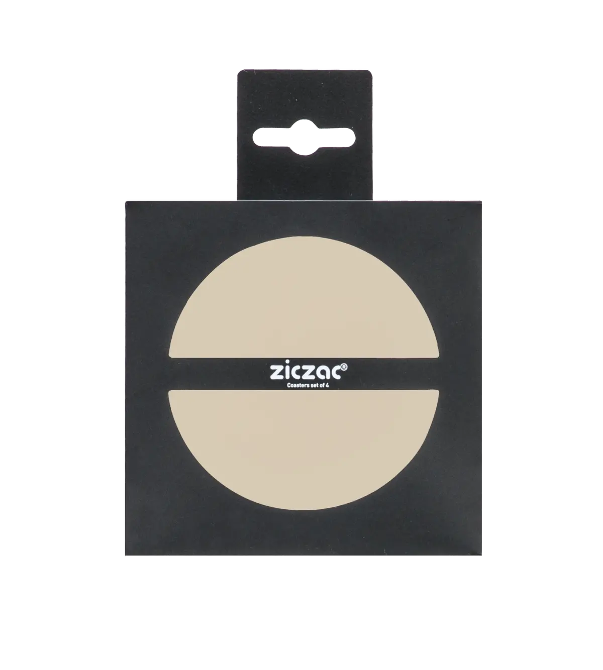 Glasonderzetters S/4 Ivoor - 10 Cm 1