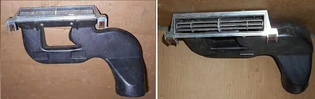 Ac Dash Center Vent Assembly, Used, 67 Chevelle 1