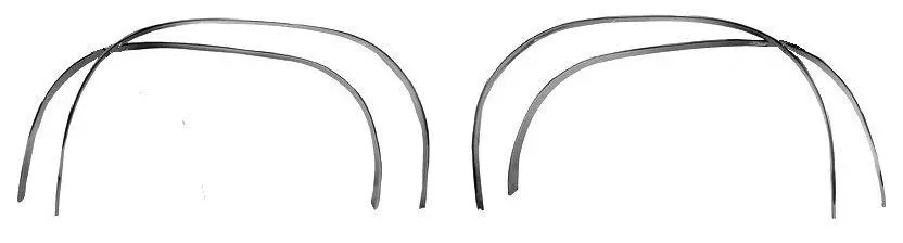 Wheel Opening Molding Set, 70-2 Gto Le,   Set Of 4, Repro, New 1
