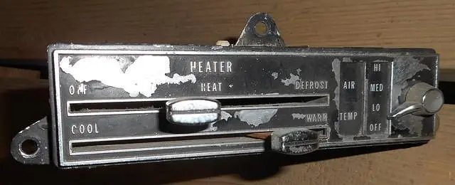Heater Control Panel ,No A/C, Used, 68 Cutlass 1