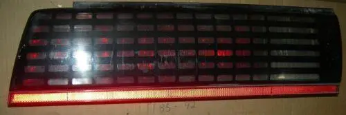 Tail Lamp, Lh, 85-92 Ta, Black Smoked, Used 1