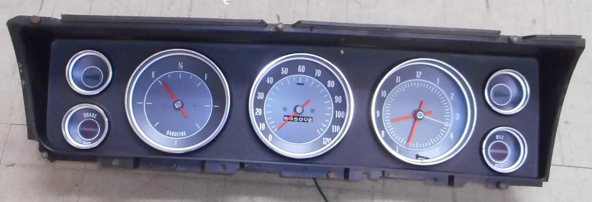 Dash Cluster ,Used 67 Impala Caprice Belair 1