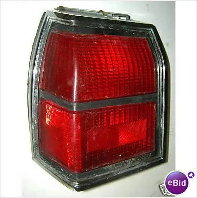 Tail Light Assembly, Left, All Red Lens, Used 1