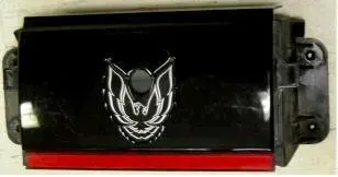 Tail Light Filler, 85-90 Ta Se, Used, Black, W/Silver Bird, Between Lights 1