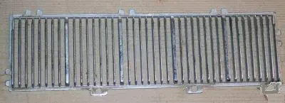 Hood Louver Grille, Rh, 69-70 Cut, Chrome Insert, Cast# 150, Used 1