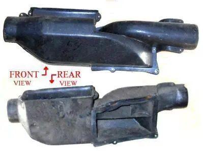 Lower Ac Main Duct, 65-7 Sk, Plastic, Mounts On Steel Box, Used 1