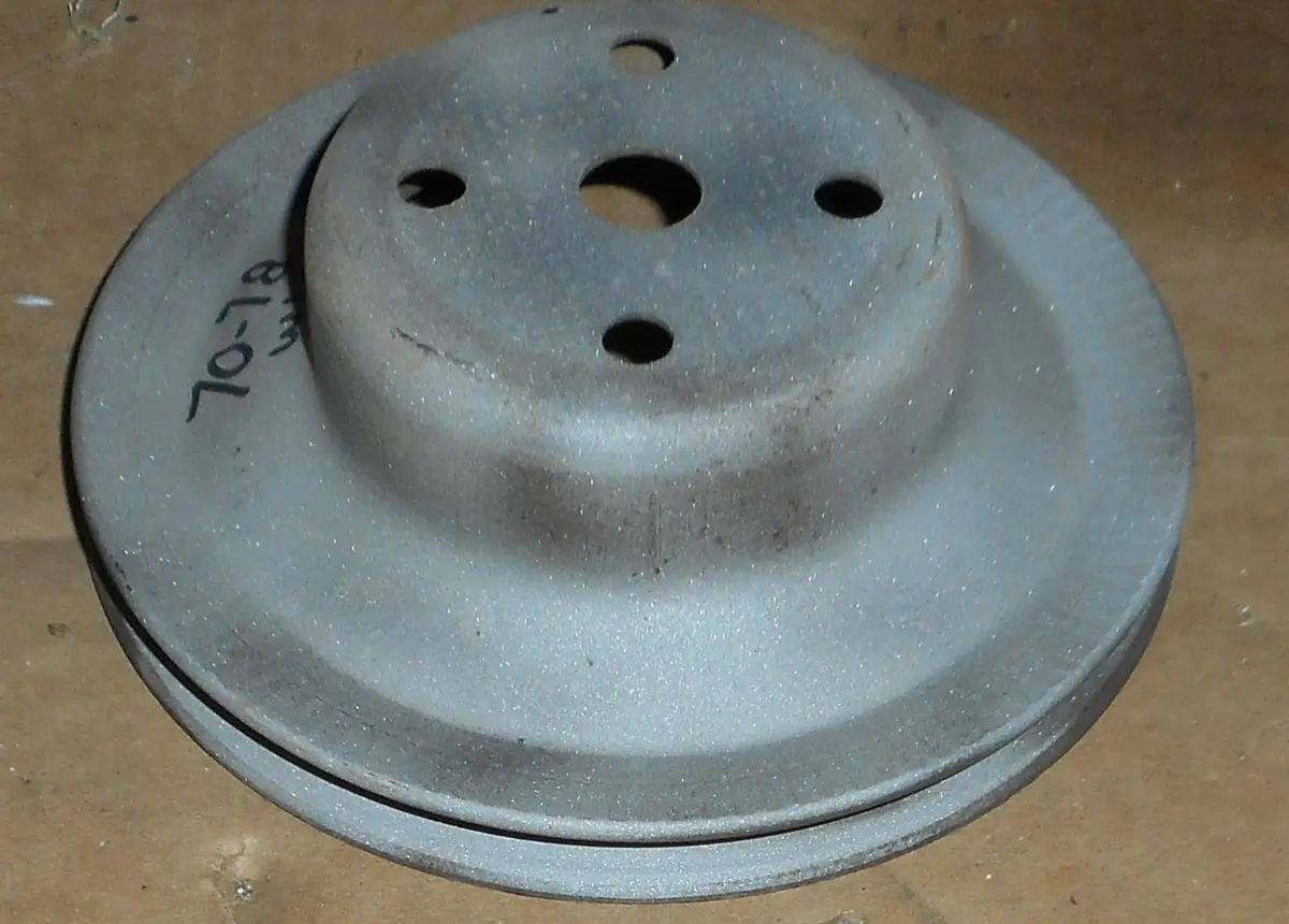Fan Pulley, 1 Groove, Ac, Used, 70-78 Chevy, 307 350 396 1