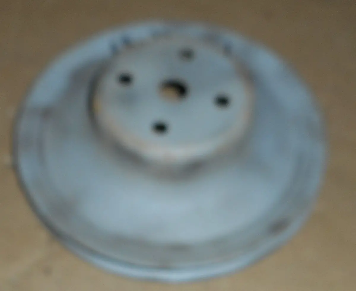 Fan Pulley, 1 Groove, Noac  Used 69-72 Chevy 307 350 396 1