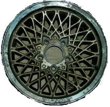 Wheel Rim, 16X8, Gold, 86-88 Gta, Front, Diamond, 4.75" Aluminum, Used 1