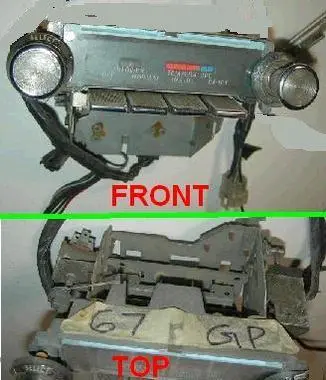 Heater Control, Ac, Manual, 67 Gp Ct Bo, Used 1
