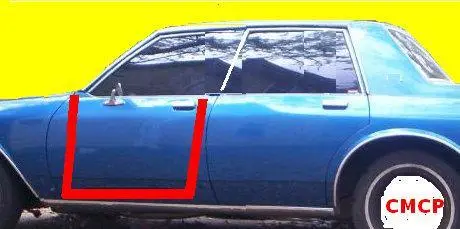 Door Weatherstrip, Front, 4 Door, Ht, 63-4 B-Body, Hardtops, Repro, Pair 1