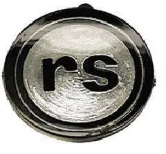 Horn Cap Emblem, Rs, 67 Ca, Plastic, For Std Wheel, Repro 1