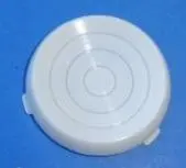Dome Light Lens, 2 Round With 3 Circular Rings,  New 1