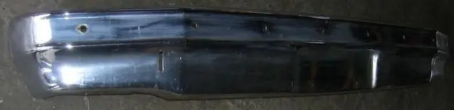 Front Bumper, Has Holes  Rubber Strip Used 75-79 Nova 1