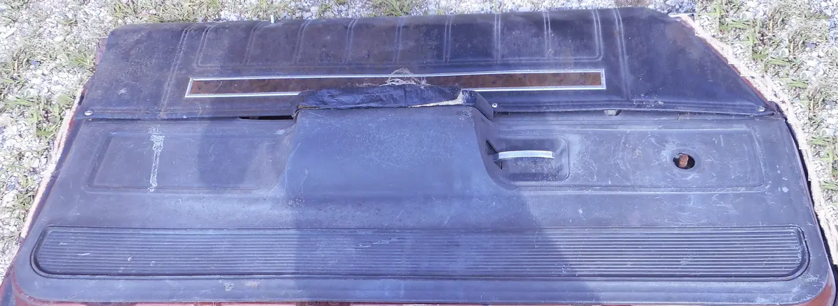 Door Panel ,Black Left Used, 71 Impala 1