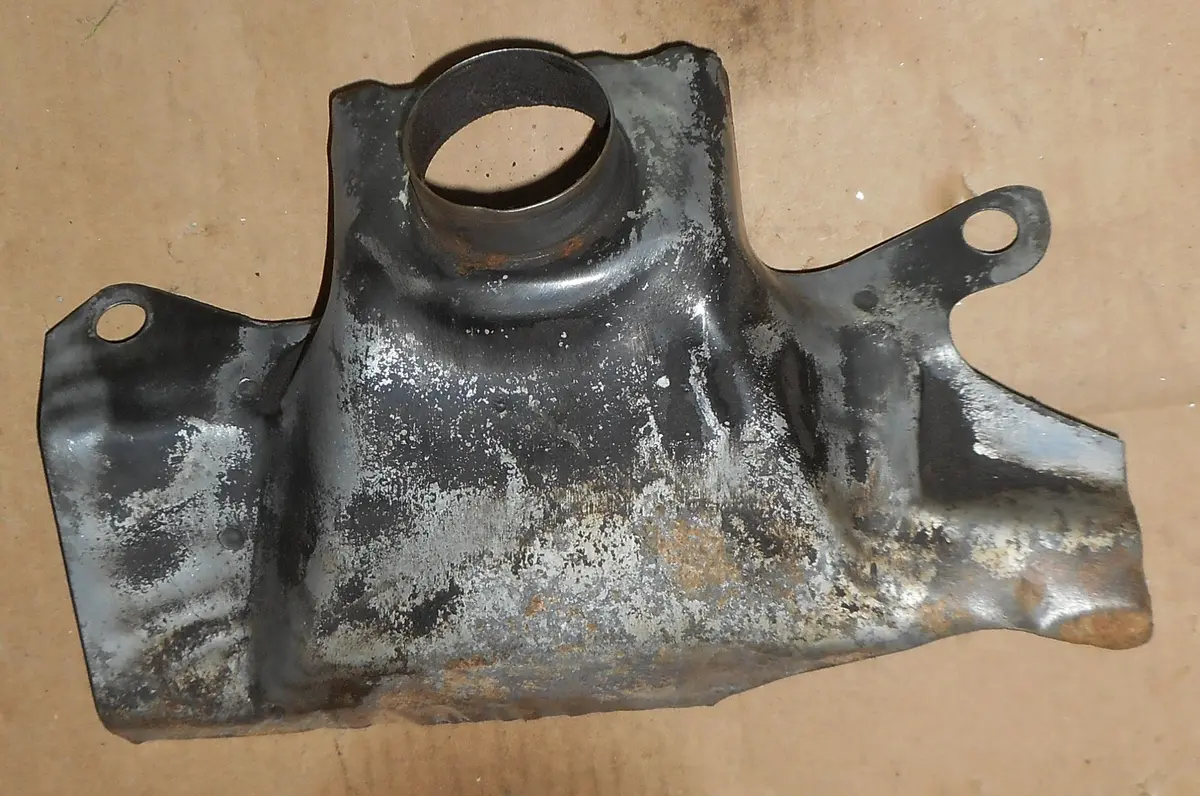 Heat Riser Shroud, Lower, Used, V8, 68-74 Pontiac 1