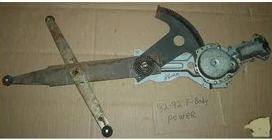 Door Regulator & Motor ,Right Used 82-92 F-Body, 1