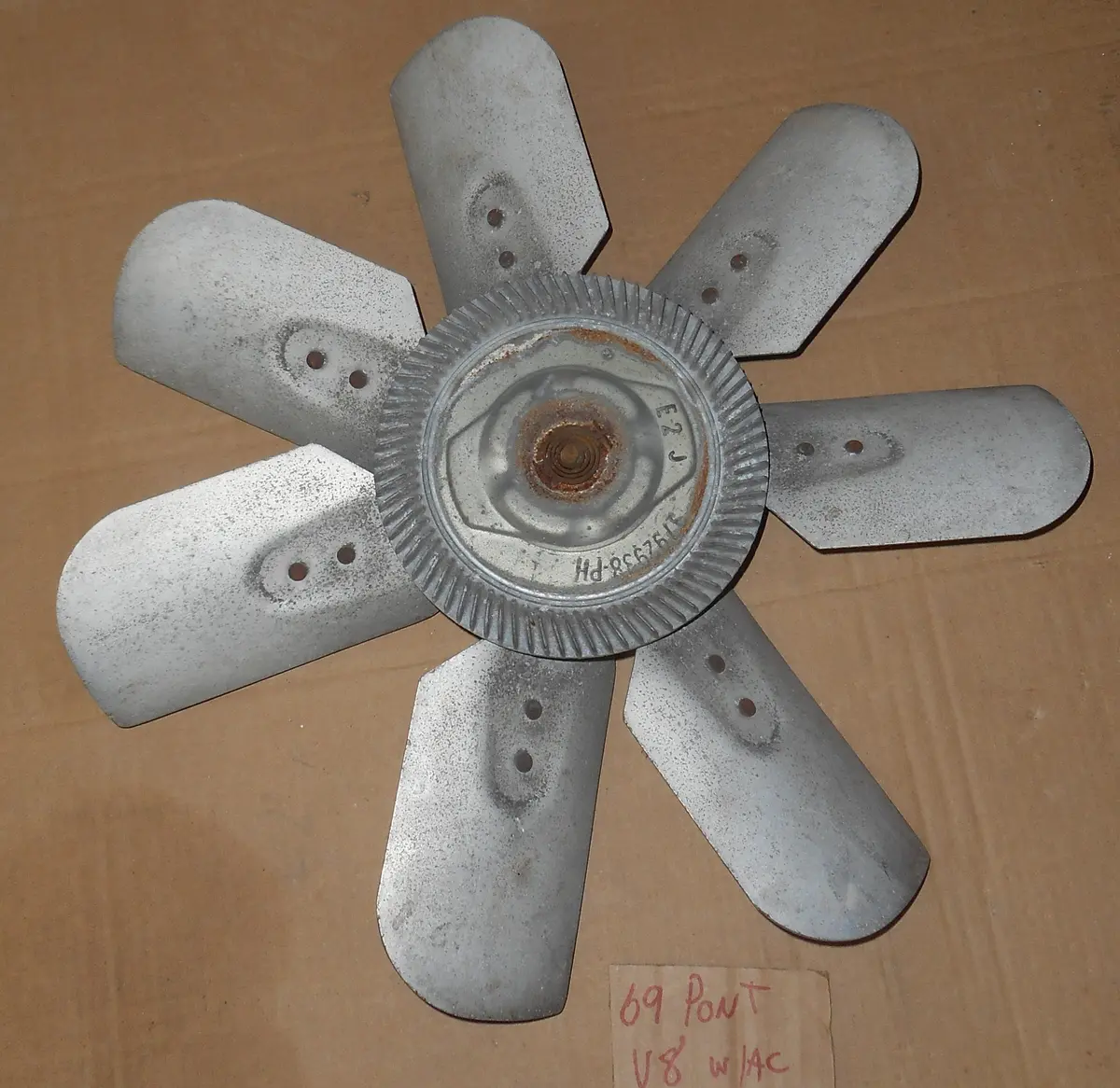 Engine Fan, 7 Blade, 19.5" Dia, 66-69 Pontiac V8 1
