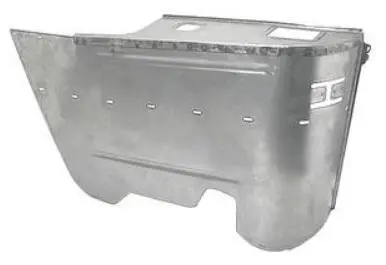 Convertible Rear Armrest Panel, Left Steel 64-67 A-Body 1