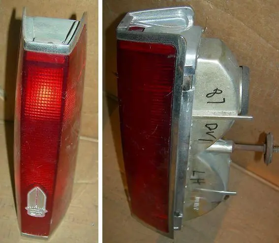 Tail Light Lens Assembly, Lh, 87-88 Deville Fleetwood, Used 1