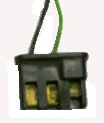Radio Plug , 3 Terminal, Used 64-72 Some Gm Cars 1