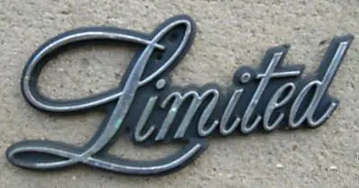 Quarter Panel Emblem (Limited) Used 1