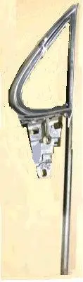 Door Vent Frame, Lh, Hdt, 61-2 B-Body, Assembly, 2 & 4Dr, Ht, No Glass, Used 1