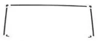 Rear Window Trim Set, New, 2 Door Models 1