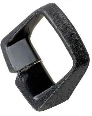 Shoulder Seat Belt Guide, Mounts To Seat, Rectangular,Black, New 1