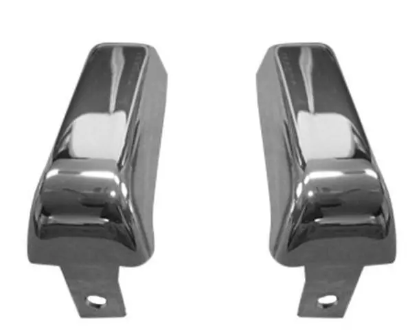 Rear Bumper Guards, Chrome, Pair, All 2 Door Models, Repro, New 1