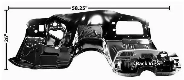 Firewall Lower Panel ,For Heater New 64-67 A-Body 1