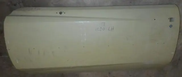 Door Shell, Left Side, Used 1