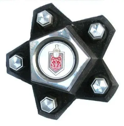 Hub Cap, Black, 80-88 Mc, 5 Points, Used, Ea 1