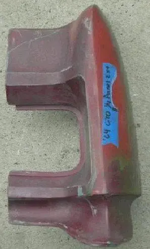 Quarter Panel Extension ,Right, Used 64 Gto Lemans 1