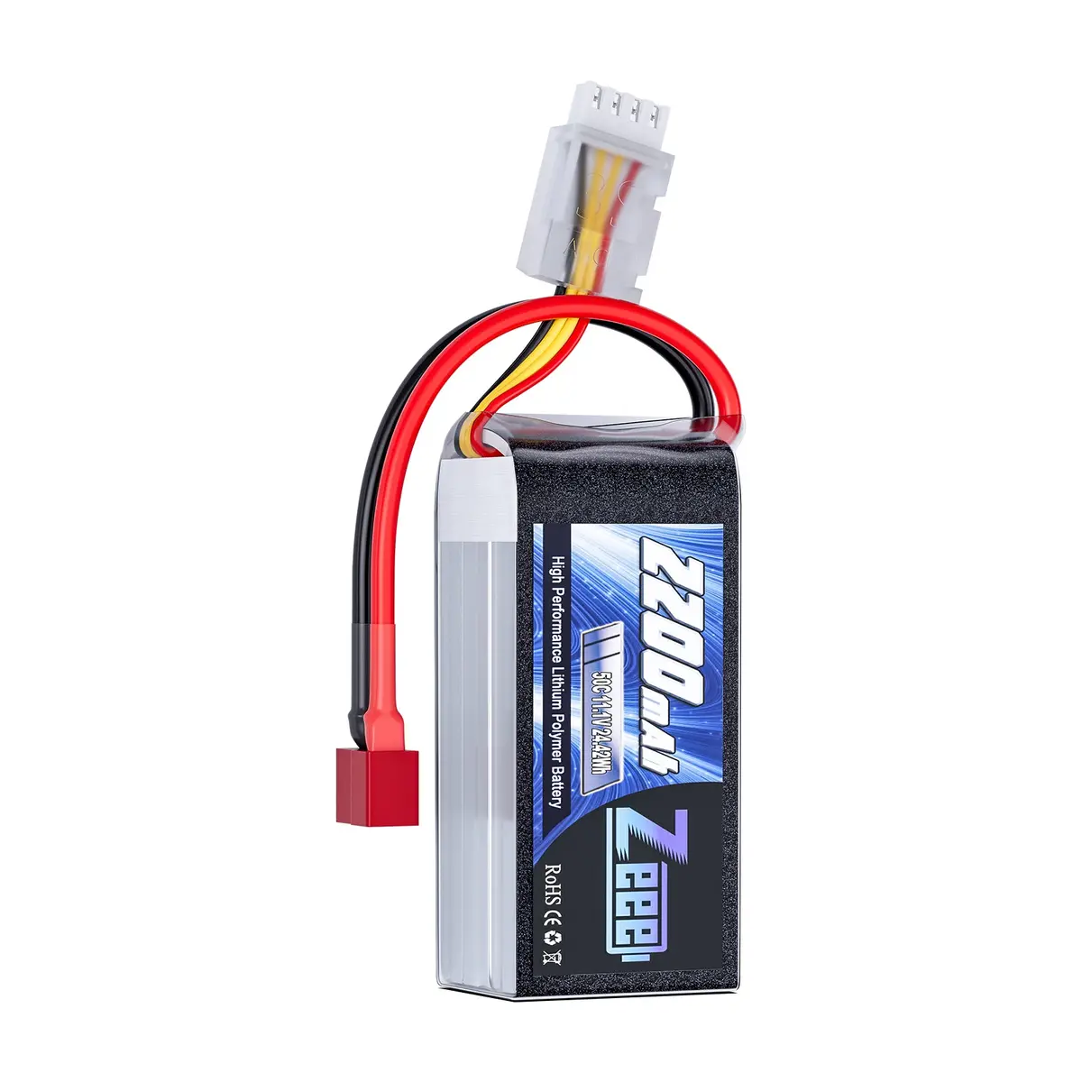 Zeee 3S Lipo Battery 2200Mah 11.1V 50C Shorty Pack Battery With Deans Plug For Rc Car Truck Rc Airplane Racing Hobby Models 1