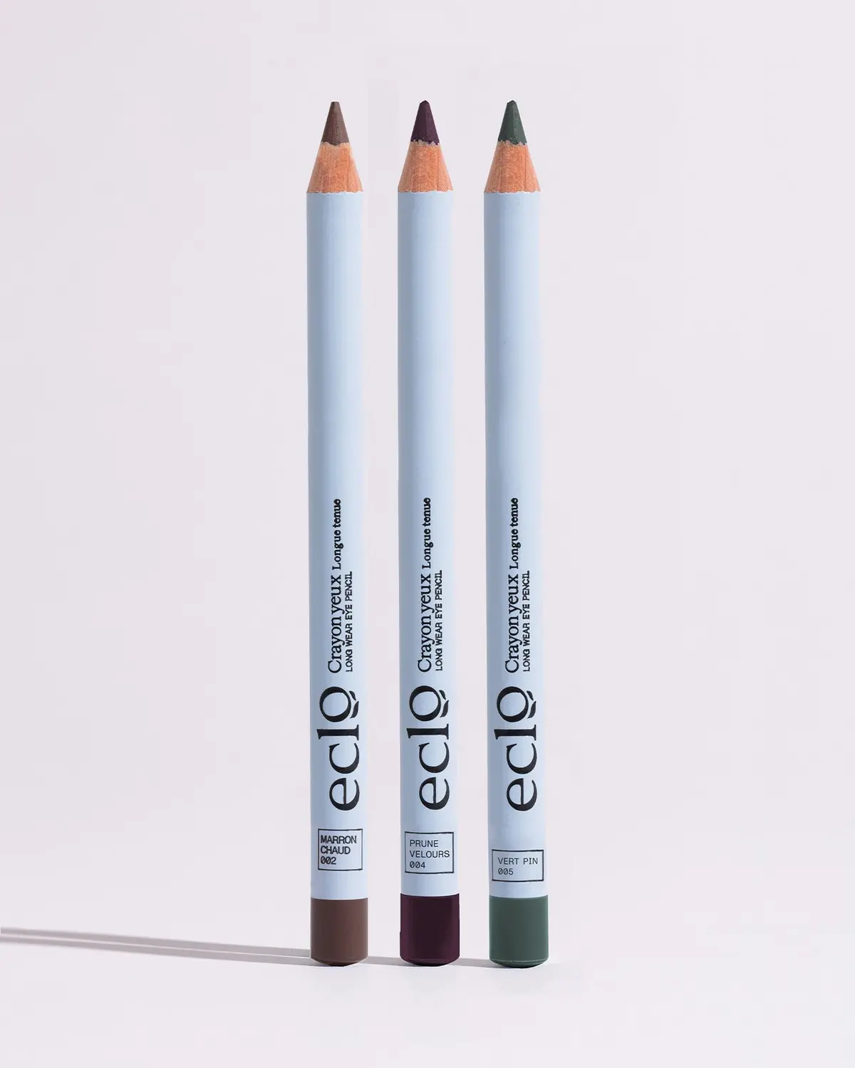 Set 3 Crayons Yeux Marron, Prune, Vert 1