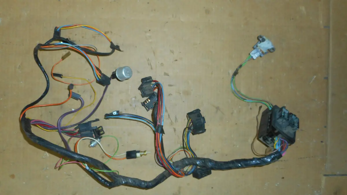 Dash Harness, W/Lights, Column Auto, Used, 67 Camaro Firebird 1
